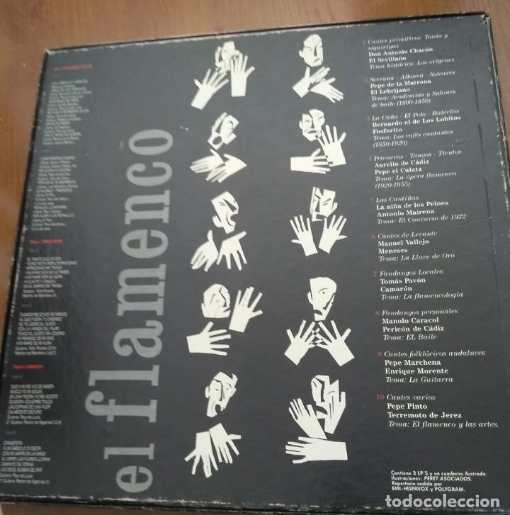 Discos de vinilo: EL FLAMENCO-BOX 3LPS + INSERT (CIRCULO DE LECTORES) - Foto 2