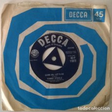 Discos de vinilo: TOMMY STEELE. PUT A RING ON HER FINGER/ COME ON, LET'S GO. DECCA, UK 1958 SINGLE. Lote 203842927