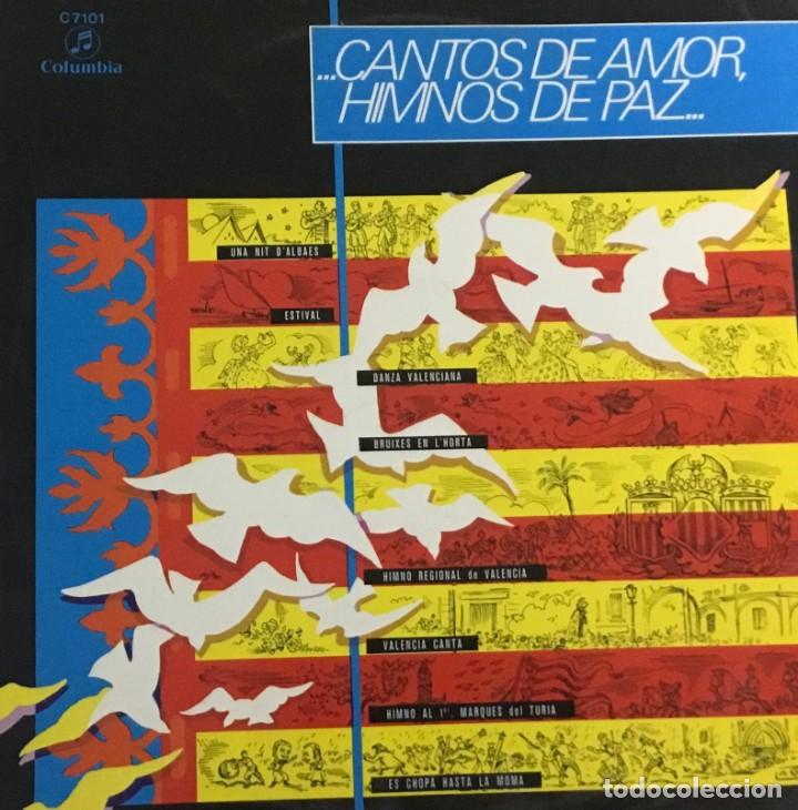 Discos de vinilo: ....CANTOS DE AMOR, HIMNOS DE PAZ - Foto 1