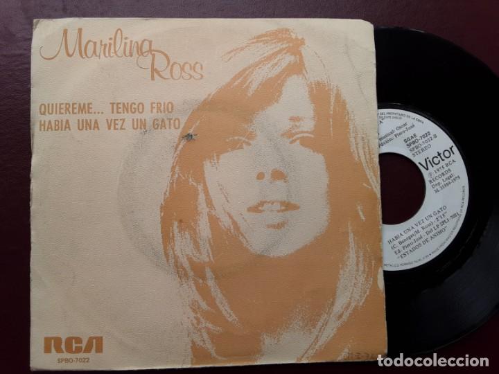 Discos de vinilo: MARILINA ROS, QUIEREME... TENGO FRIO, HABIA UNA VEZ UN GATO