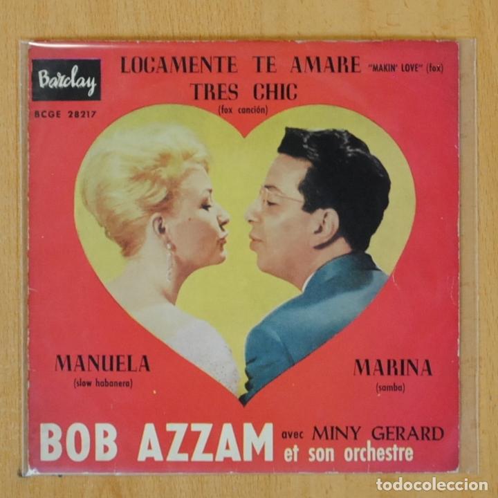 Discos de vinilo: BOB AZZAM / MINY GERARD - MANUELA + 3 - EP - Foto 1