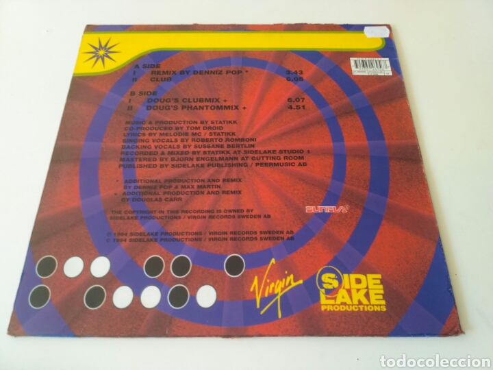 Discos de vinilo: Melodie MC - Give It Up! (For The Melodie) - Foto 2
