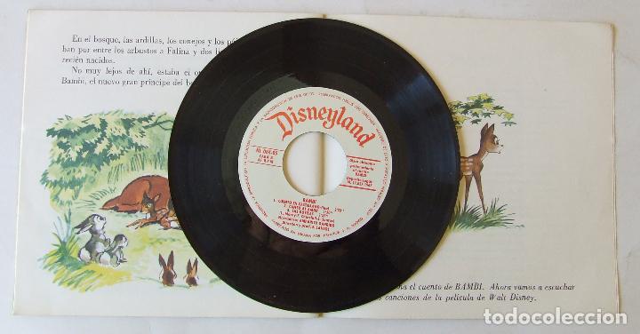 Discos de vinilo: CUENTODISCO BRUGUERA N&ordm; 5 BAMBI - Foto 3
