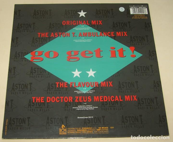 Discos de vinilo: Aston T. - Go Get It - 1990 BCM RECORDS - Foto 2