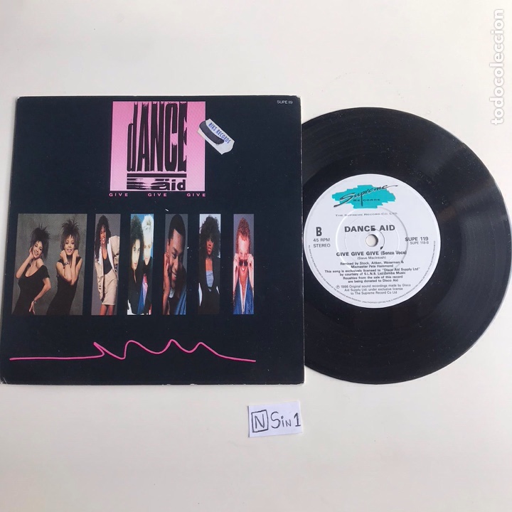 Discos de vinilo: Dance aid - Foto 1
