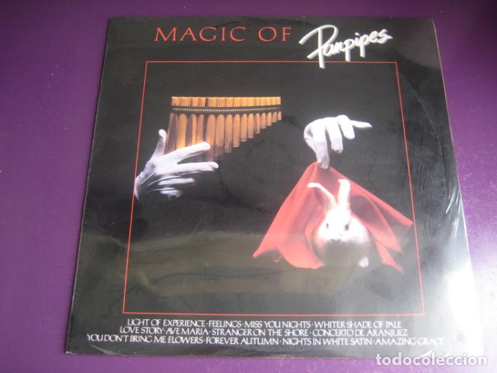 Discos de vinilo: MAGIC OF PANPIPES LP PDI 1985 PRECINTADO - VERSIONES EN FLAUTA DE PAN CLASICOS 60'S 70'S - NEW AGE