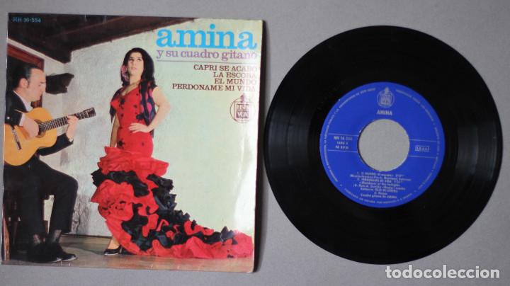 Discos de vinilo: AMINA// CAPRI SE ACABO+3// EP// 1965// HISPAVOX - Foto 3