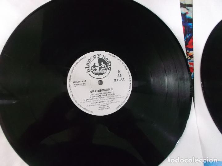 Discos de vinilo: skate board-5, blanco y negro, 1993, 2 lps - Foto 5
