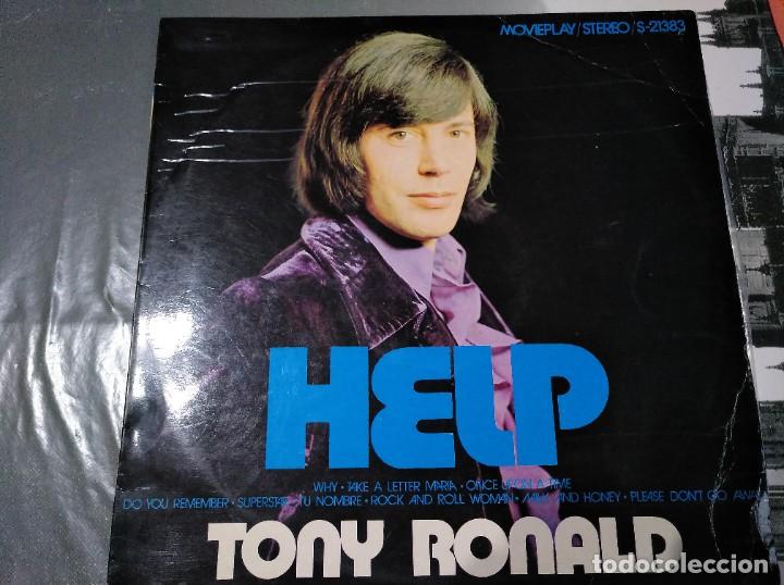 Discos de vinilo: TONY RONALD - HELP - LP - Foto 1