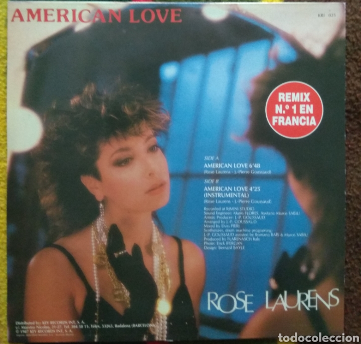 Discos de vinilo: Rose Laurens&nbsp;&lrm;&ndash;&nbsp;American Love - Foto 2