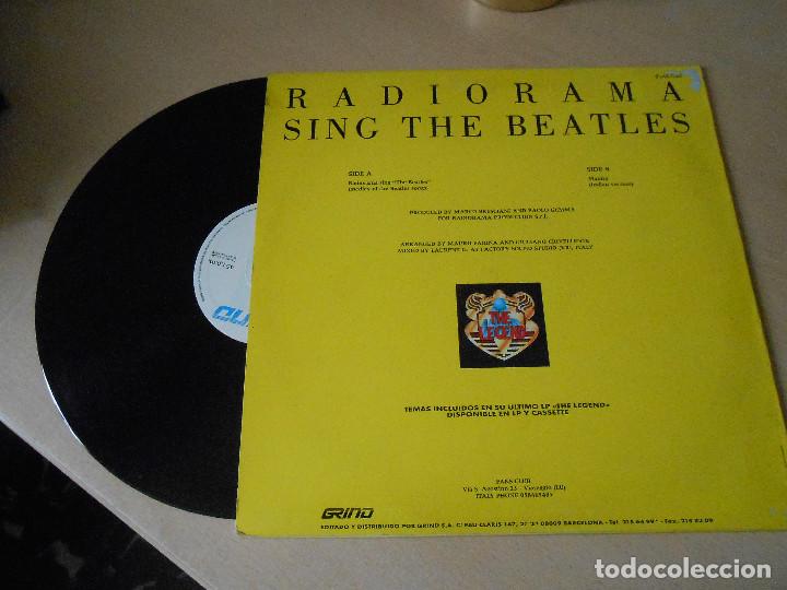 Discos de vinilo: RADIORAMA - SING THE BEATLES - 1988 - Foto 2