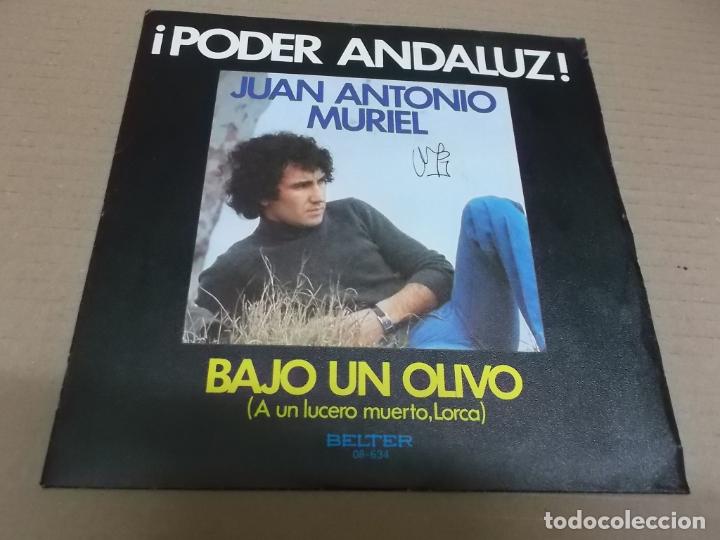 Discos de vinilo: JUAN ANTONIO MURIEL (SN) EL PODER ANDALUZ A&Ntilde;O &ndash; 1977 - Foto 1