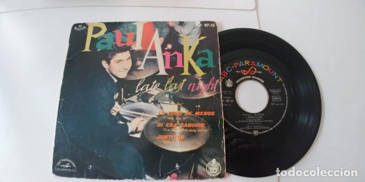 Discos de vinilo: PAUL ANKA-EP ANOCHE +3 - Foto 1