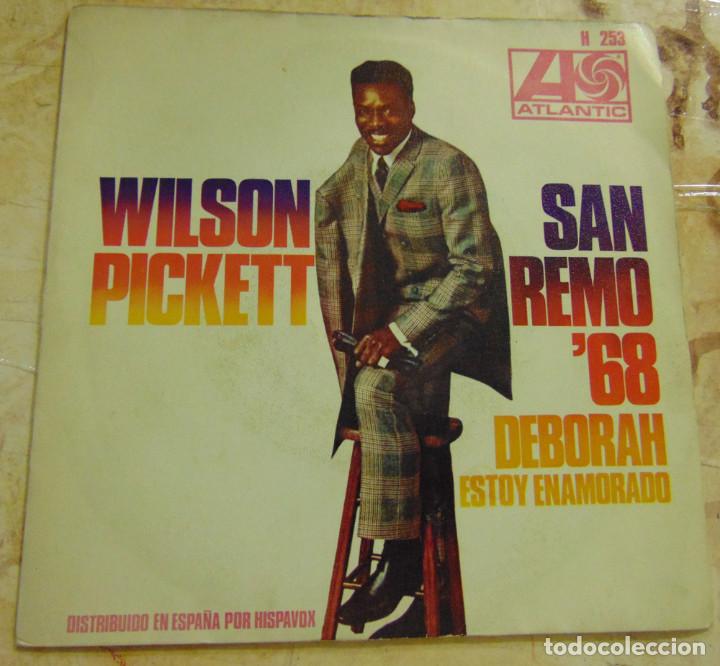 Discos de vinilo: Wilson Pickett &ndash; Deborah - San Remo 68 - SINGLE - Foto 2