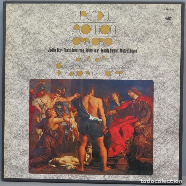 Discos de vinilo: CAJA LP. HAENDEL SALOMON ORATORIO - Foto 1