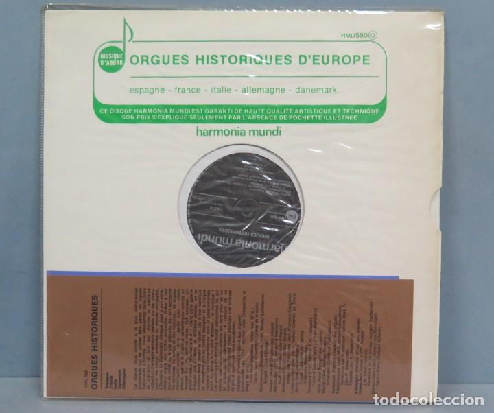 Discos de vinilo: LP. ORGUES HISTORIQUES D&acute;EUROPE - Foto 2