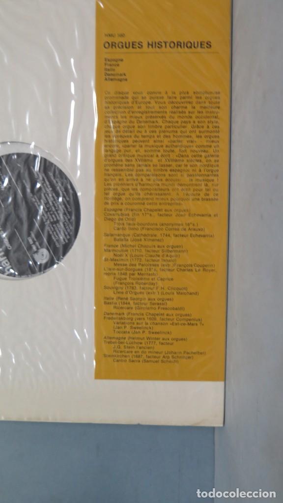 Discos de vinilo: LP. ORGUES HISTORIQUES D&acute;EUROPE - Foto 2