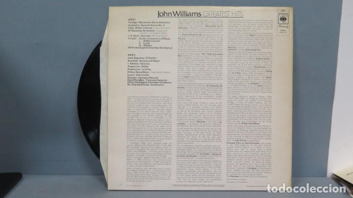 Discos de vinilo: LP. JOHN WILLIAMS. GREATEST HITS - Foto 2