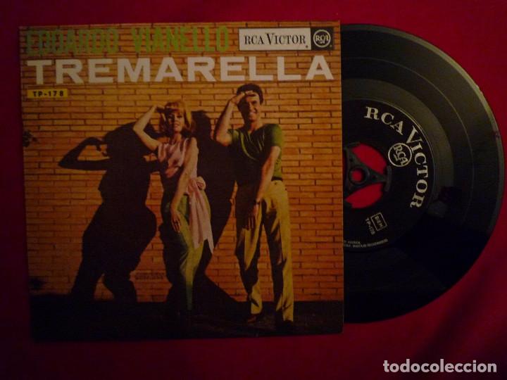 Discos de vinilo: 7&rdquo; EDUARDO VIANELLO - Tremarella + 3 - EP - PORTUGAL press - RCA TP-178 (EX/EX)