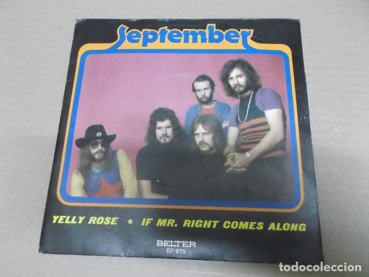 Discos de vinilo: SEPTEMBER (SN) YELLY ROSE A&Ntilde;O &ndash; 1971 - Foto 1