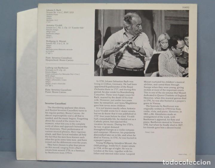Discos de vinilo: LP. SEVERINO GAZZELLONI - Foto 2