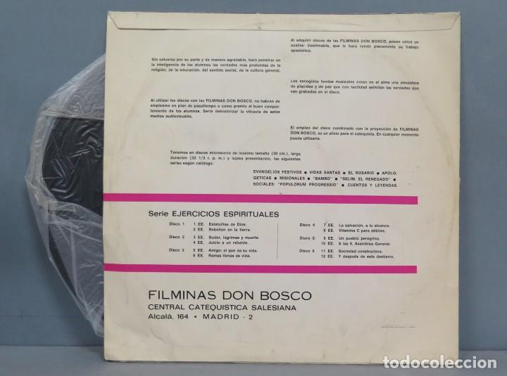 Discos de vinilo: LP. EJERCICIOS ESPIRITUALES. FILMINAS DON BOSCO - Foto 2