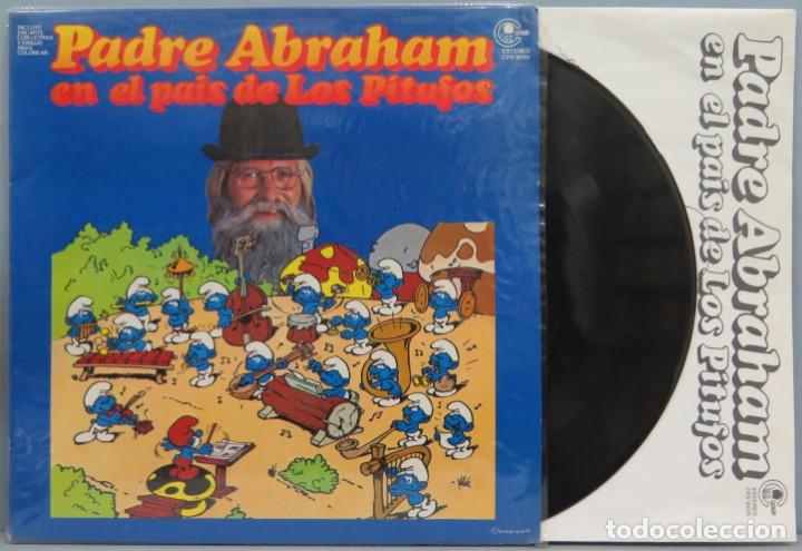 Discos de vinilo: LP. PADRE ABRAHAM. EN EL PAIS DE LOS PITUFOS - Foto 1
