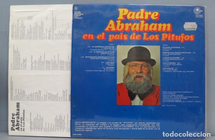 Discos de vinilo: LP. PADRE ABRAHAM. EN EL PAIS DE LOS PITUFOS - Foto 2