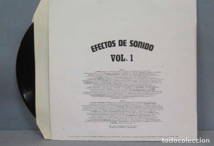 Discos de vinilo: LP. EFECTOS DE SONIDO. VOL.1 - Foto 2
