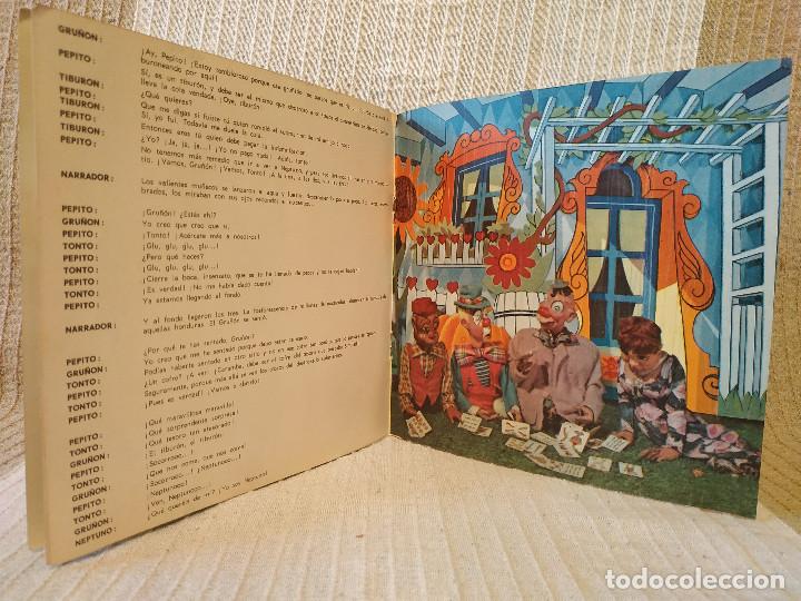 Discos de vinilo: Las Marionetas de Herta Frankel - Pepito en el fondo del mar - Single portada doble + Librito EX - Foto 4 - 260468230