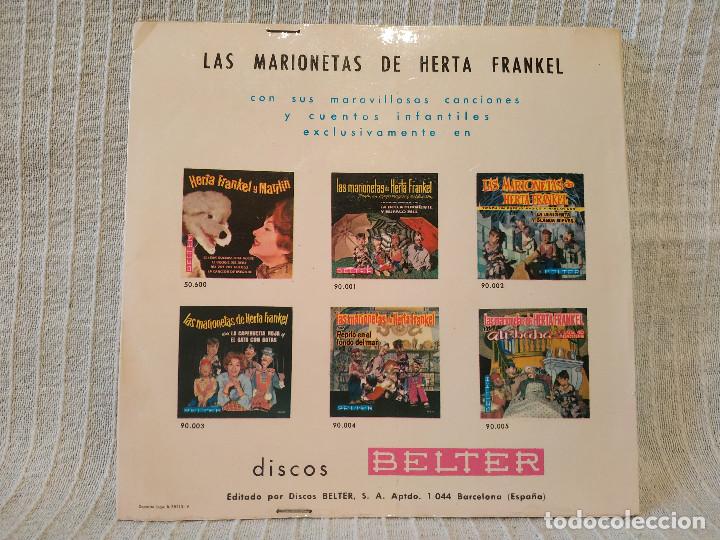 Discos de vinilo: Las Marionetas de Herta Frankel - Pepito en el fondo del mar - Single portada doble + Librito EX - Foto 6 - 260468230