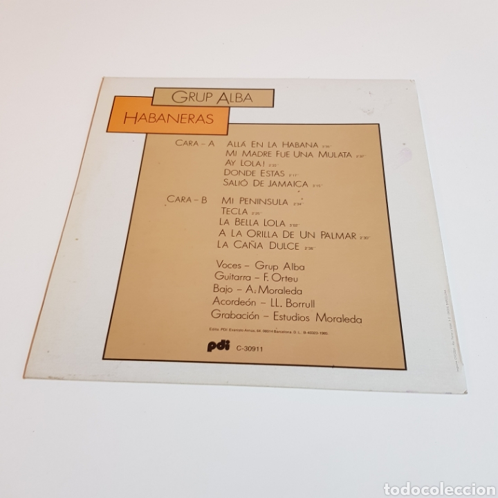 Discos de vinilo: GRUP ALBA - HABANERAS - Foto 2