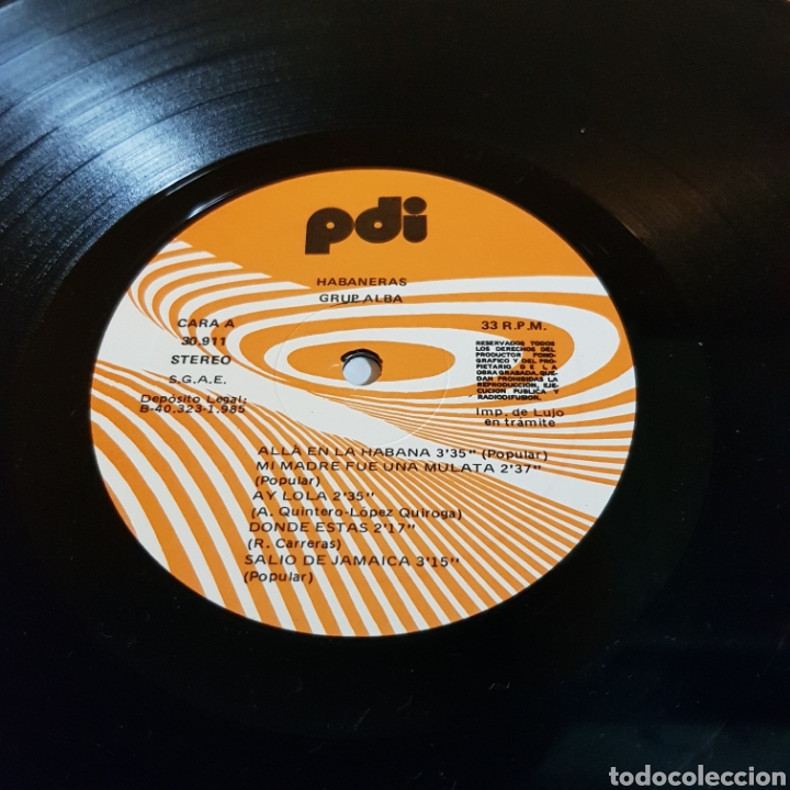 Discos de vinilo: GRUP ALBA - HABANERAS - Foto 3