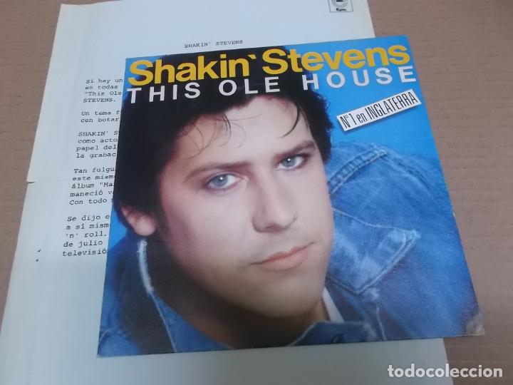 Dischi in vinile: SHAKIN&rsquo; STEVENS (SN) THIS OLE HOUSE A&Ntilde;O &ndash; 1981 - PROMOCIONAL + HOJA PROMOCIONAL