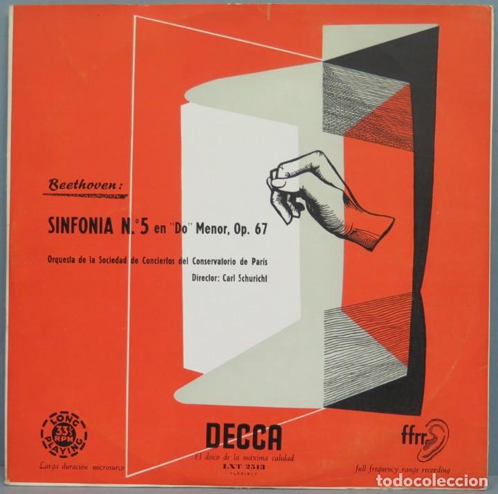 Discos de vinilo: LP. SINFONIA N 5. BEETHOVEN. DECCA - Foto 1