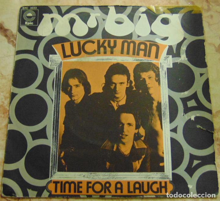 Discos de vinilo: Mr Big &ndash; Lucky Man - SINGLE 1975 - Foto 1