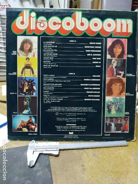 Discos de vinilo: DISCOBOOM Disco rojo - Foto 2