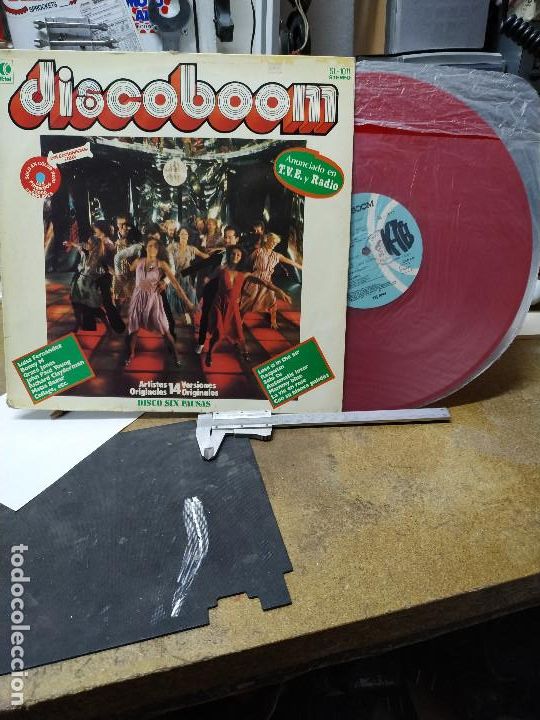 Discos de vinilo: DISCOBOOM Disco rojo - Foto 1