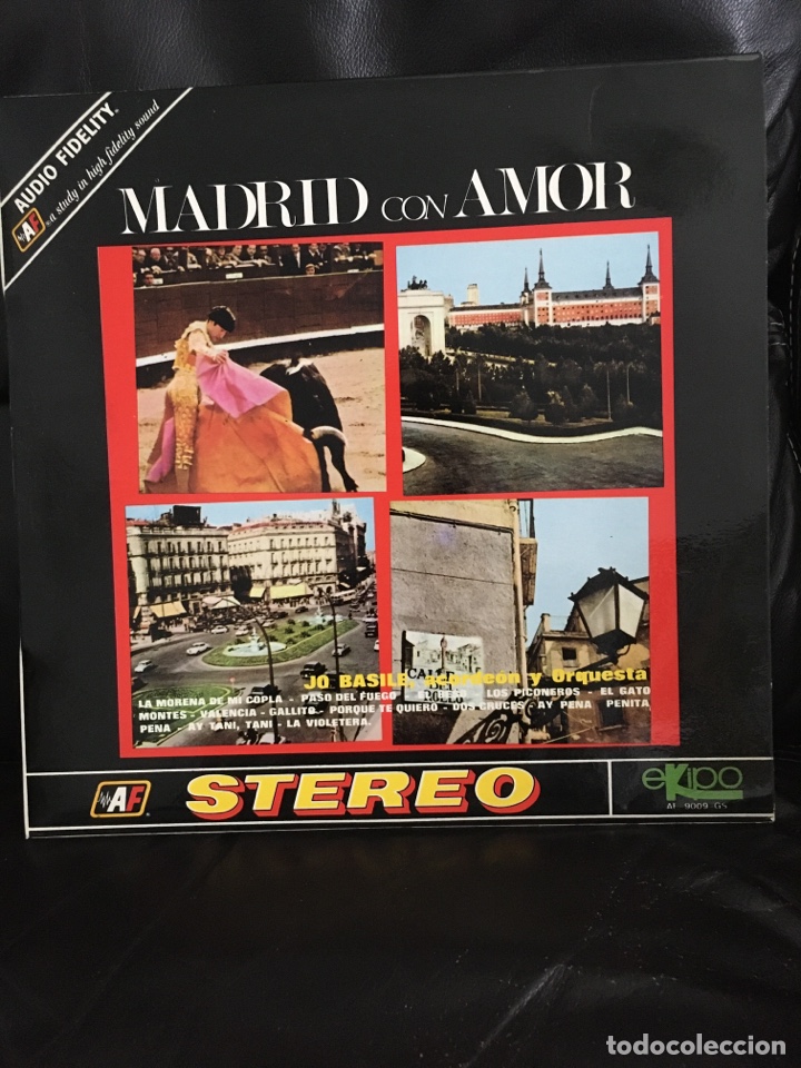 Discos de vinilo: DISCO VINILO LP MADRID CON AMOR - Foto 1