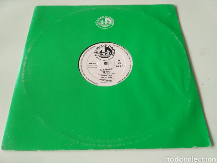 Discos de vinilo: X-Samar - Se Fue - Foto 1