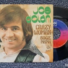 Discos de vinilo: JOE DOLAN - CRAZY WOMAN / GOGIE MAMA. EDITADO POR PYE RECORDS. AÑO. 1.976. Lote 204430577
