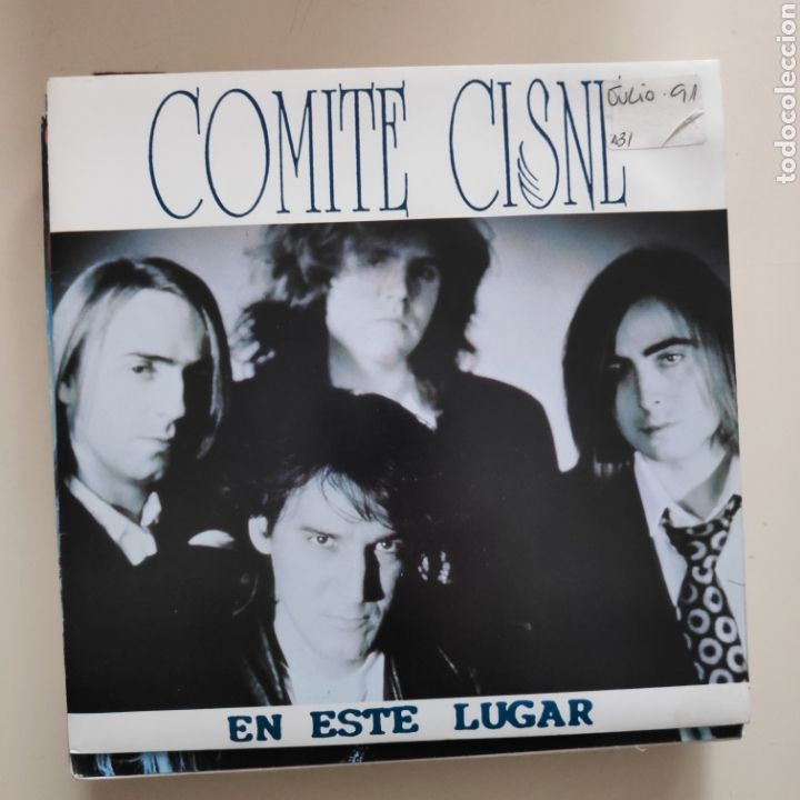 Discos de vinilo: NT COMITE CISNE - EN ESTE LUGAR 1991 SPAIN SINGLE VINILO - Foto 1