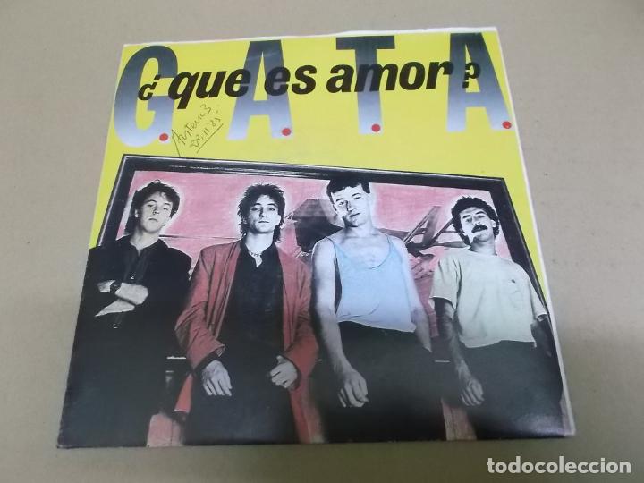 Discos de vinilo: G.A.T.A. (SN) QUE ES AMOR A&Ntilde;O &ndash; 1985 - Foto 1