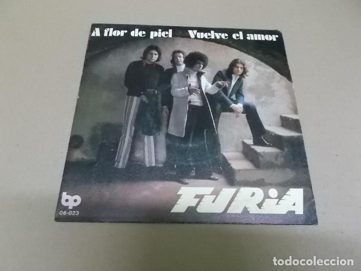 Discos de vinilo: FURIA (SN) A FLOR DE PIEL A&Ntilde;O &ndash; 1972 - Foto 1