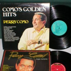 Discos de vinilo: PERRY COMO LOTE 2 LPS MAGIC MOMENTS 1987 + COMO´S GOLDEN HITS RECOPILACION IMPORTACIÓN VOCAL POP. Lote 204499897