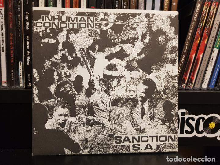 Discos de vinilo: INHUMAN CONDITIONS - SANCTION S.A. - Foto 1