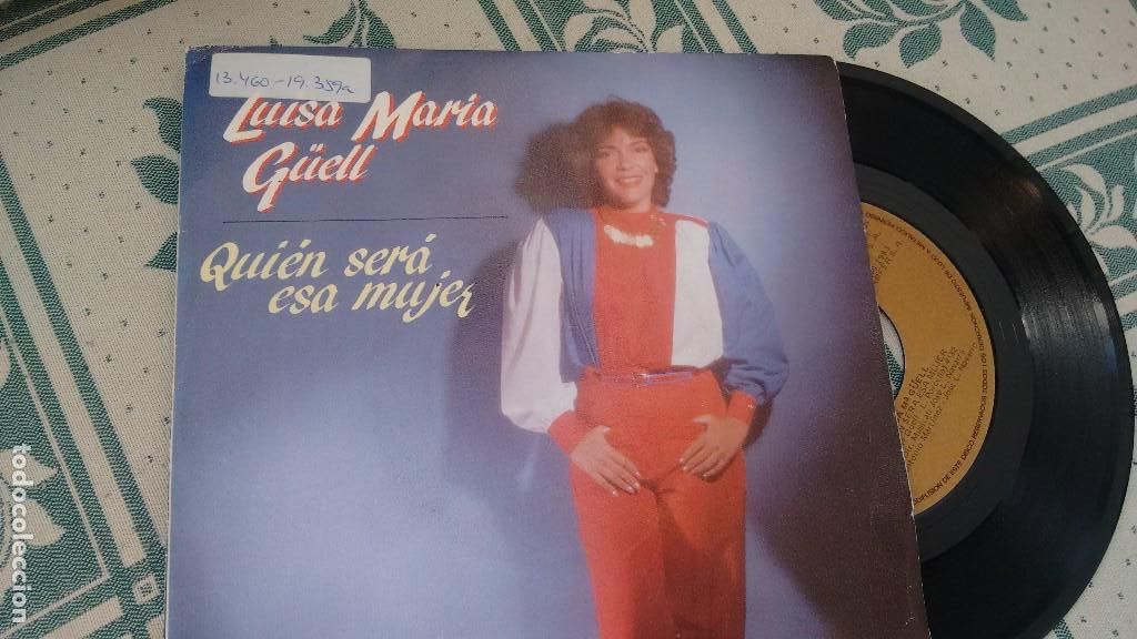 Disques de vinyle: SINGLE ( VINILO) DE LUISA MARIA G&Uuml;ELL A&Ntilde;OS 80