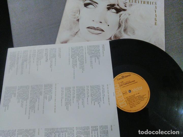 Discos de vinilo: Vinilo LP Eurythmics. Savage.1987 - Foto 2