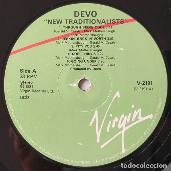 Discos de vinilo: Devo &ndash; New Traditionalists SCANDINAVIA 1981 VIRGIN* - Foto 3