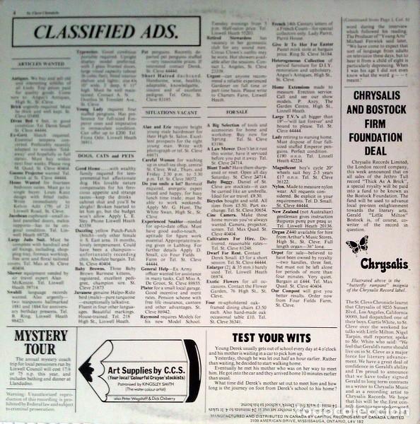 Discos de vinilo: Jethro Tull &ndash; Thick As A Brick CANADA 1978 CHRYSALIS* - Foto 2